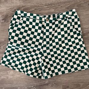 Checkered shorts